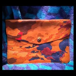 Patricia Nash leather clutch